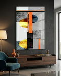 Abstract Glass Wall Art