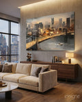City Glass Wall Art