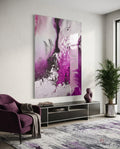 Colors of Abstraction Glass Wall Art