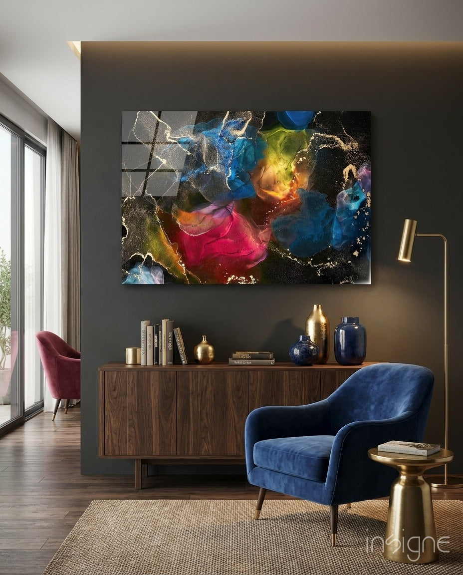 Energy Glass Wall Art