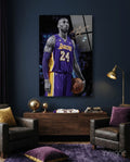 Kobe Bryant Glass Art