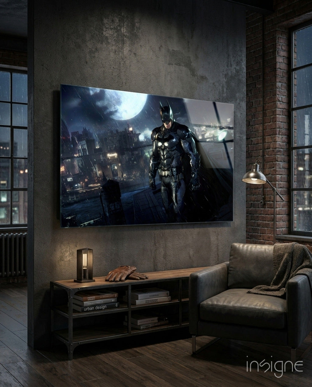 Batman Glass Art