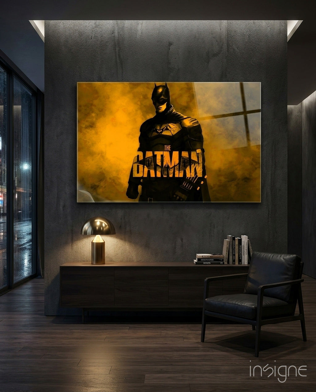 Batman Glass Art