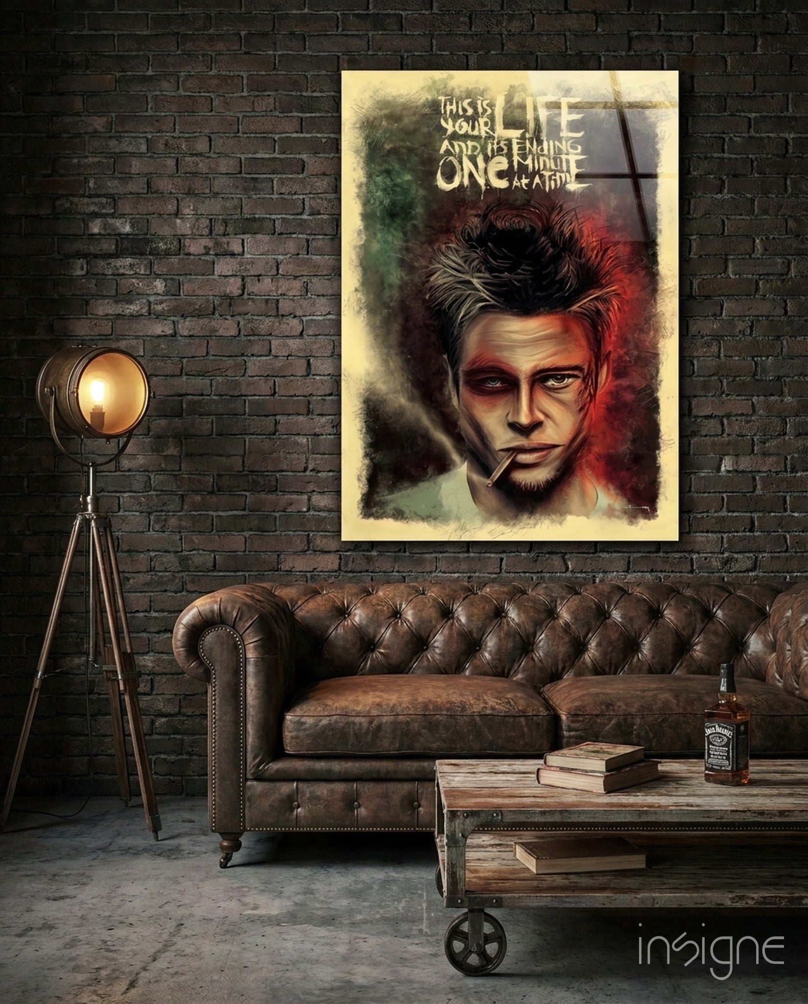 Fight Club Glass Art