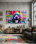 Pitbull Glass Wall Art