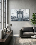 Brooklyn Bridge Glass Wall Art
