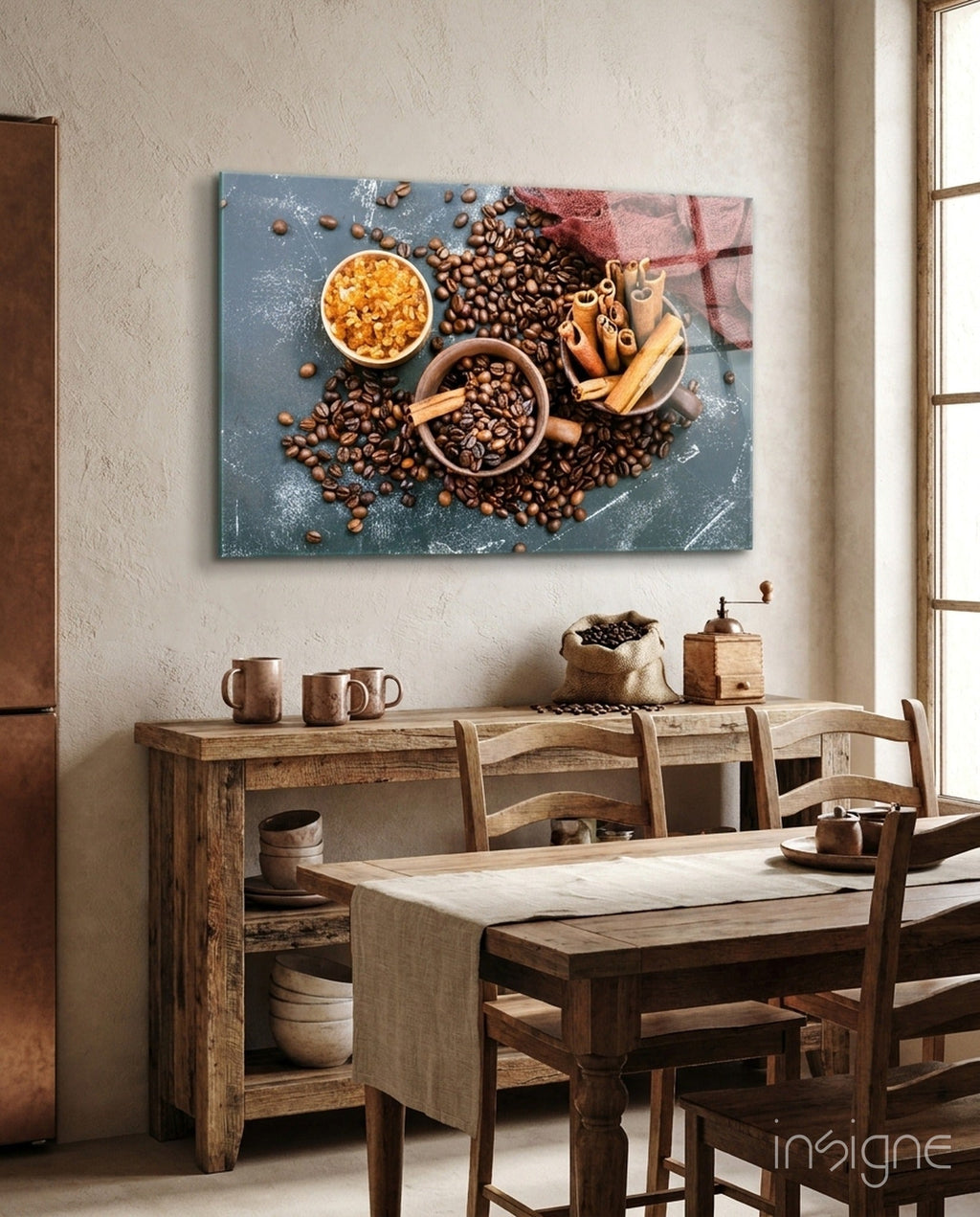 Spices Glass Wall Art