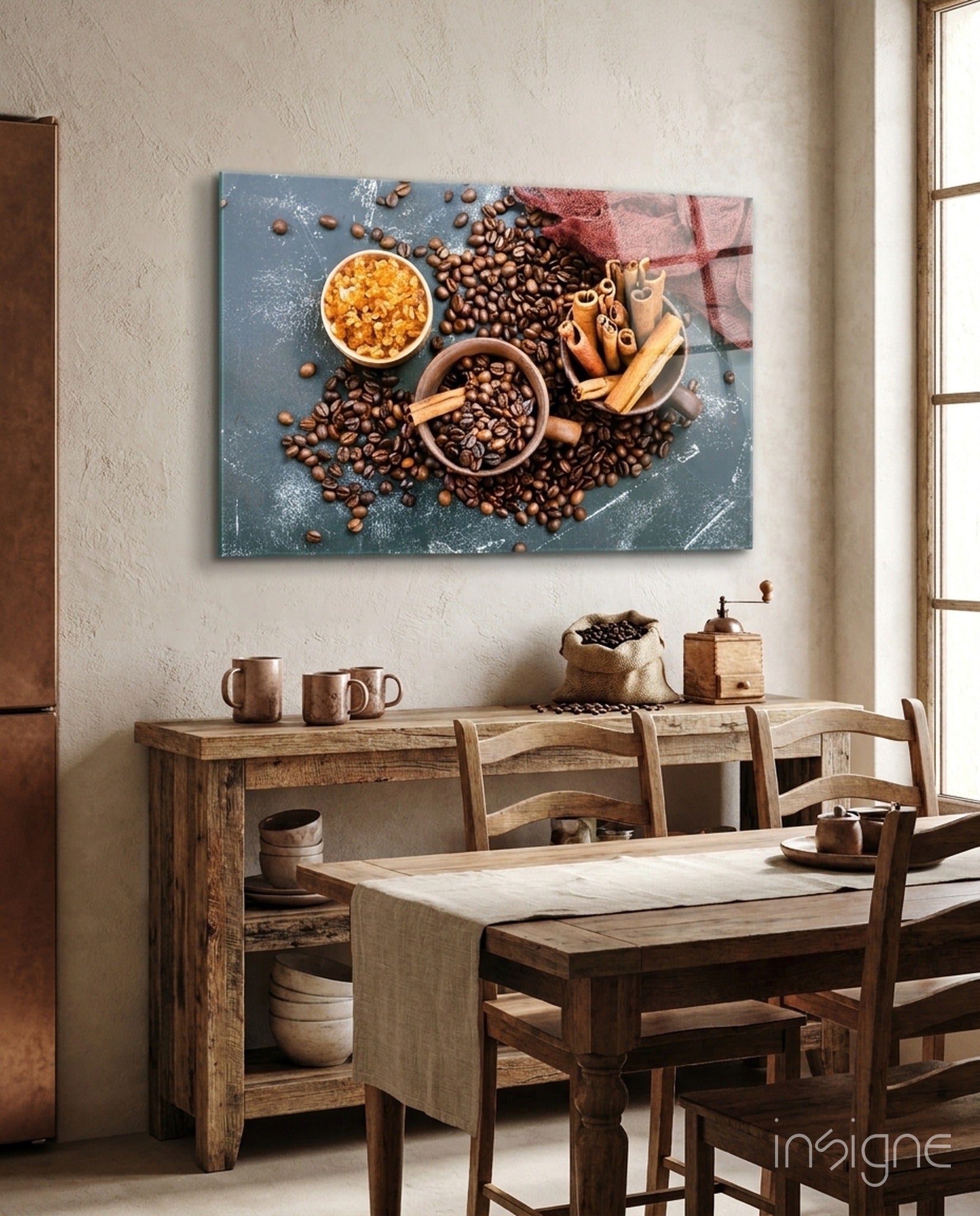 Spices Glass Wall Art