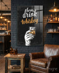 Whiskey Glass Wall Art
