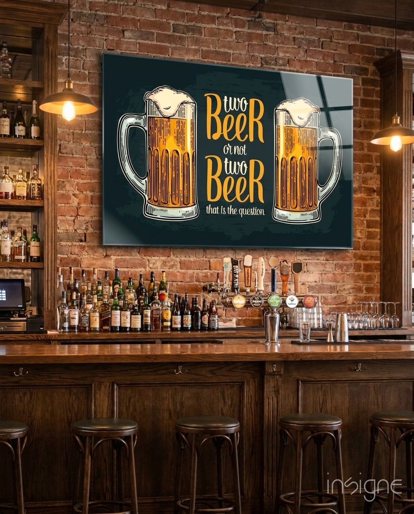 Beer Glass Wall Art