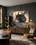 Black Adam Glass Wall Art