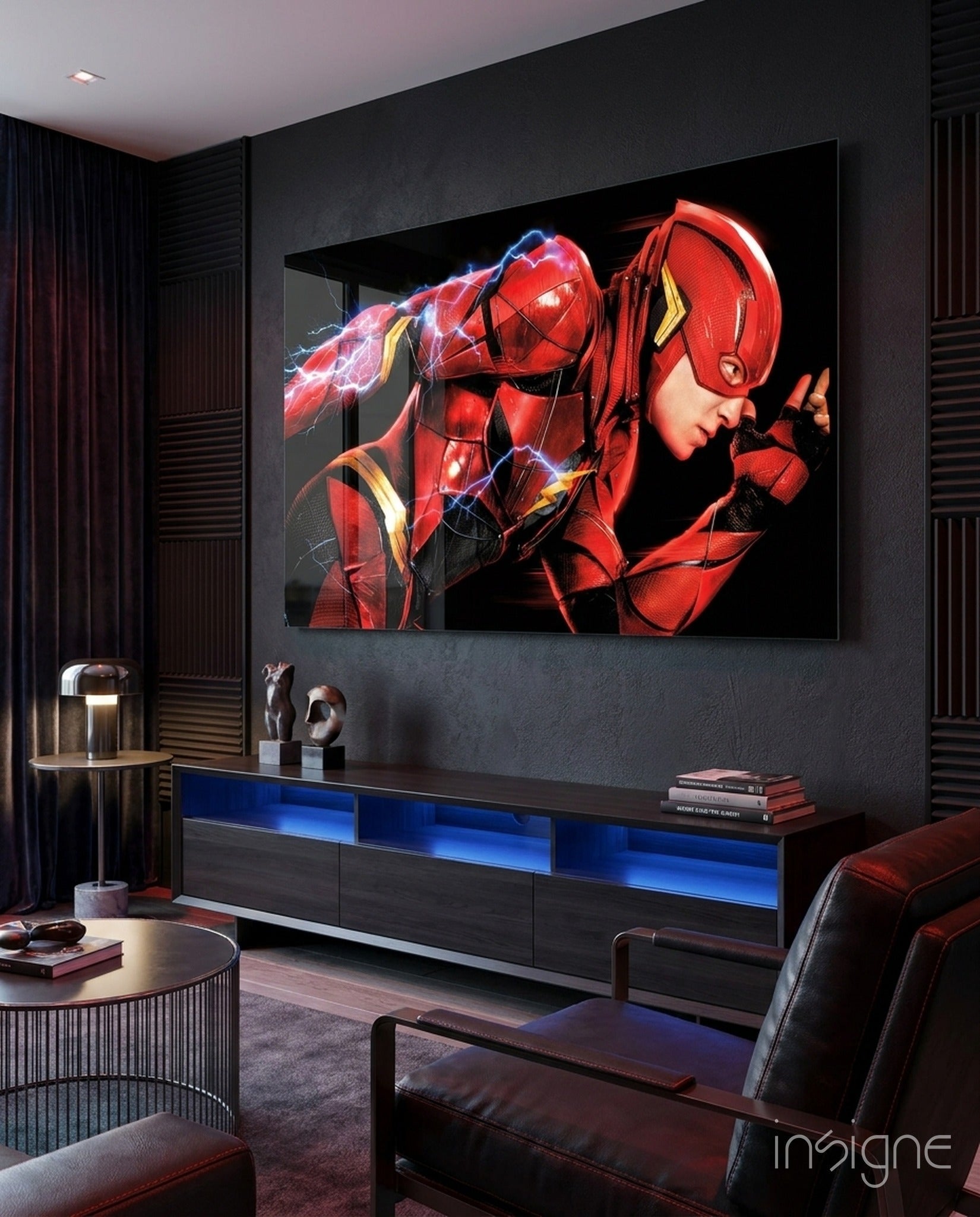 Flash Glass Wall Art