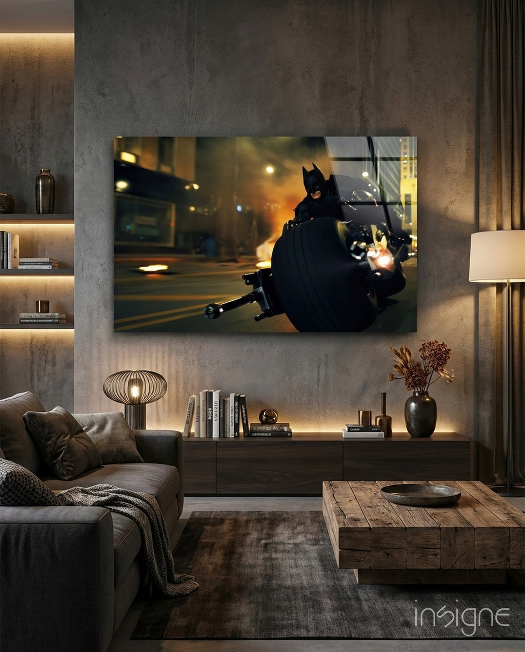 Batman Glass Wall Art