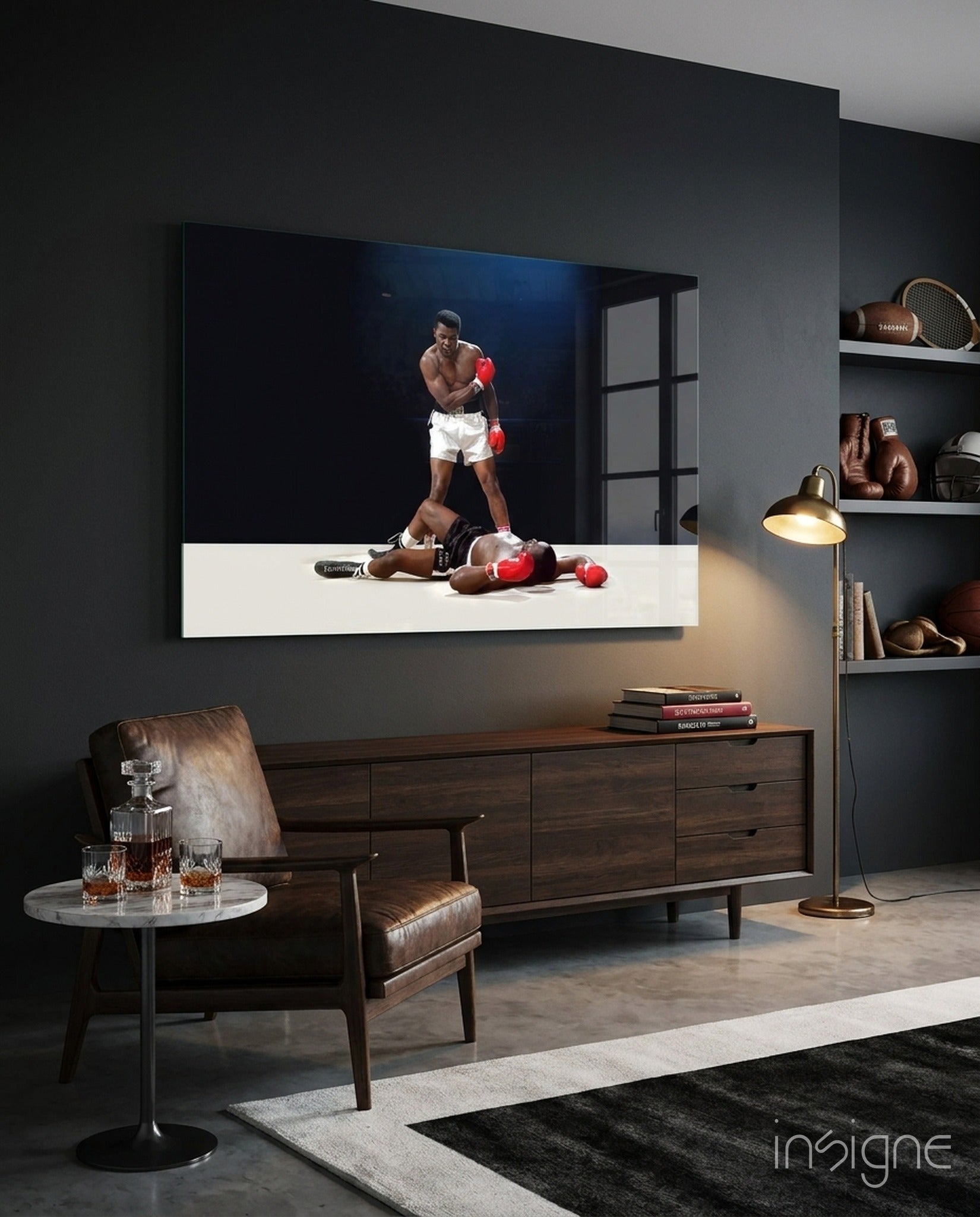 Muhammad Ali Glass Wall Art