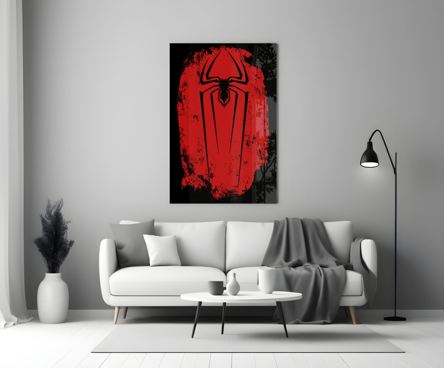 Spider Glass Wall Art