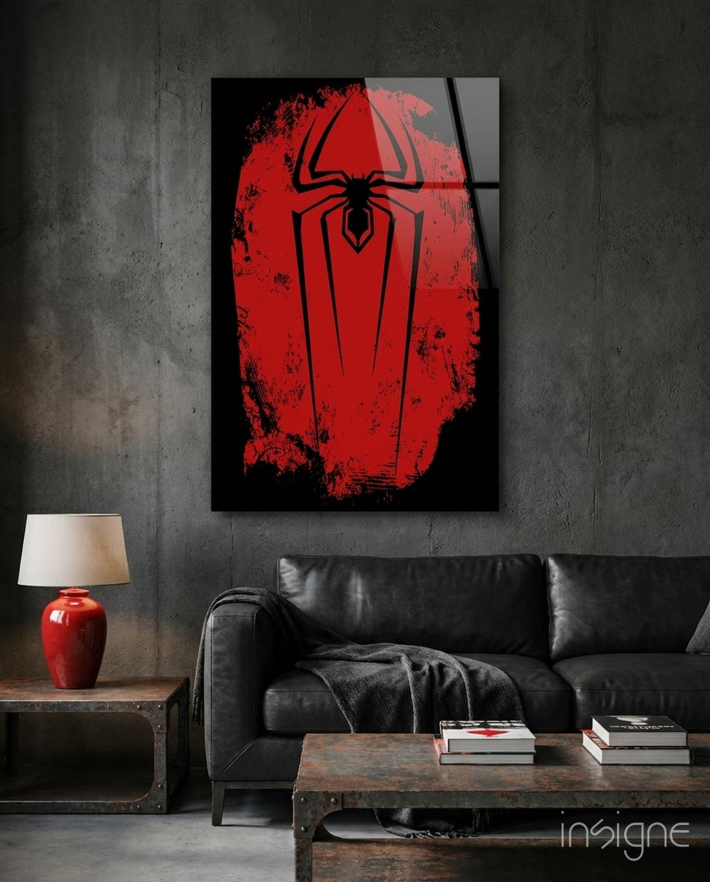 Spider Glass Wall Art