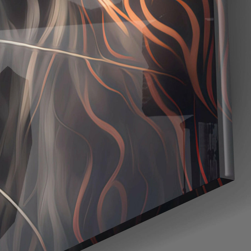 Cat Glass Wall Art  || Designers Collection