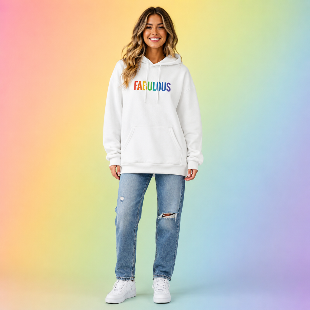FABULOUS Rainbow Statement Hoodie