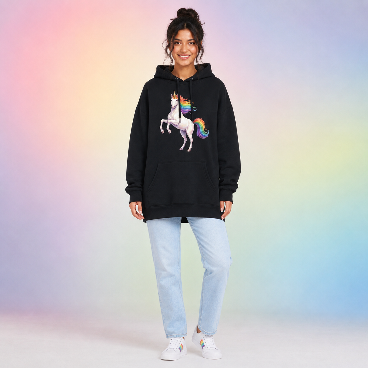 Classic Rainbow Unicorn Hoodie