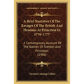 A Brief Narrative Of The Ravages Of The British And Hessians At Princeton In 1776-1777: A Contemporary Account Of The Battles Of Trenton And Princeton - Paperback