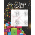 sopa de letras de navidad: Libro de búsqueda de palabras en español para adultos con soluciones . Spanish Christmas Wordsearch - Paperback