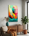 Hidden Swan Glass Wall Art  || Designer Collection