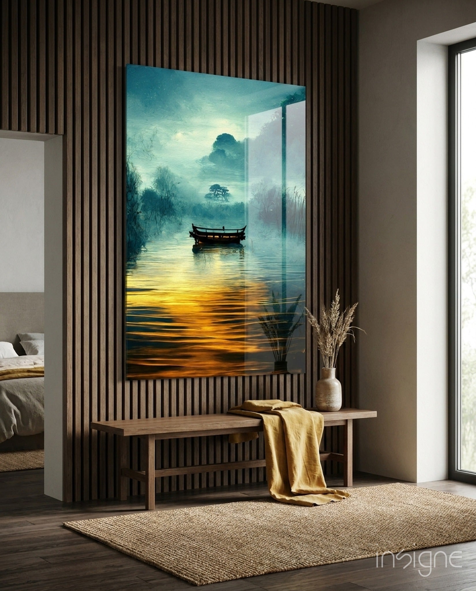 Silence Glass Wall Art  || Designer Collection