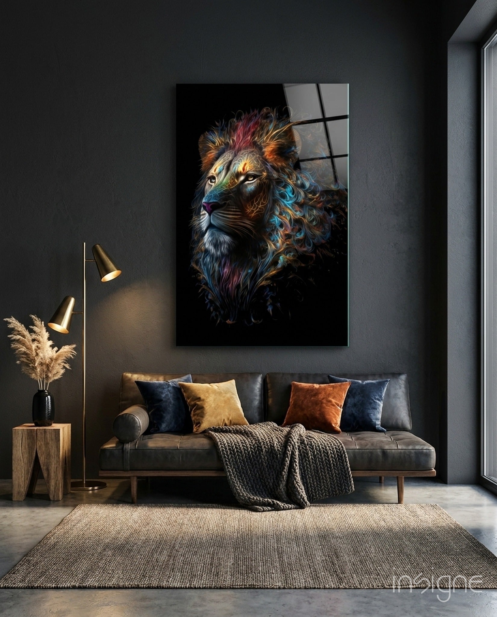 Sparkling Glory Glass Wall Art  || Designer Collection