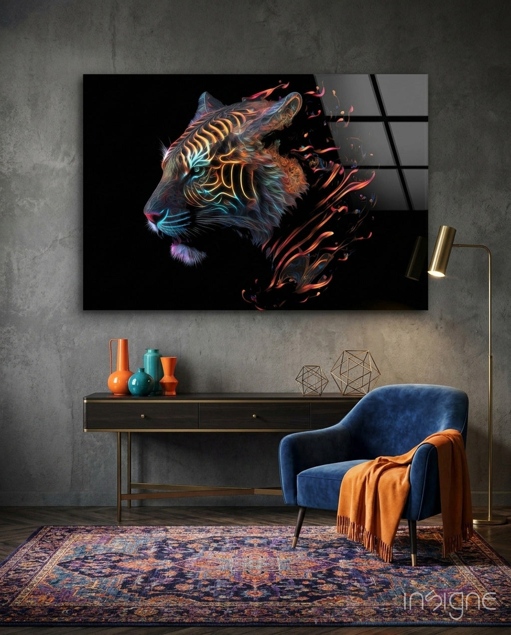 Sparkling Glory Glass Wall Art  || Designer Collection