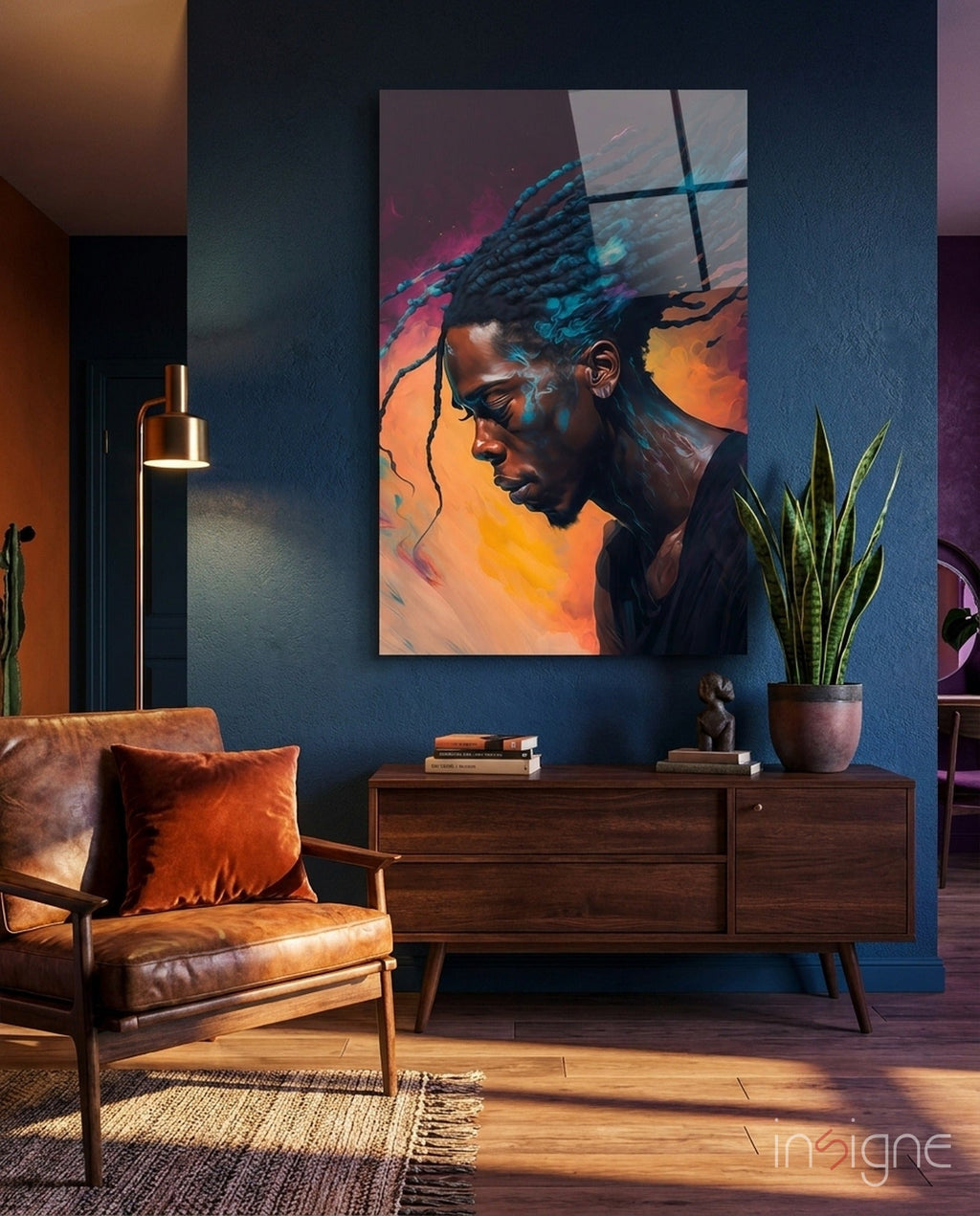 Roy Woods Glass Wall Art  || Designer Collection