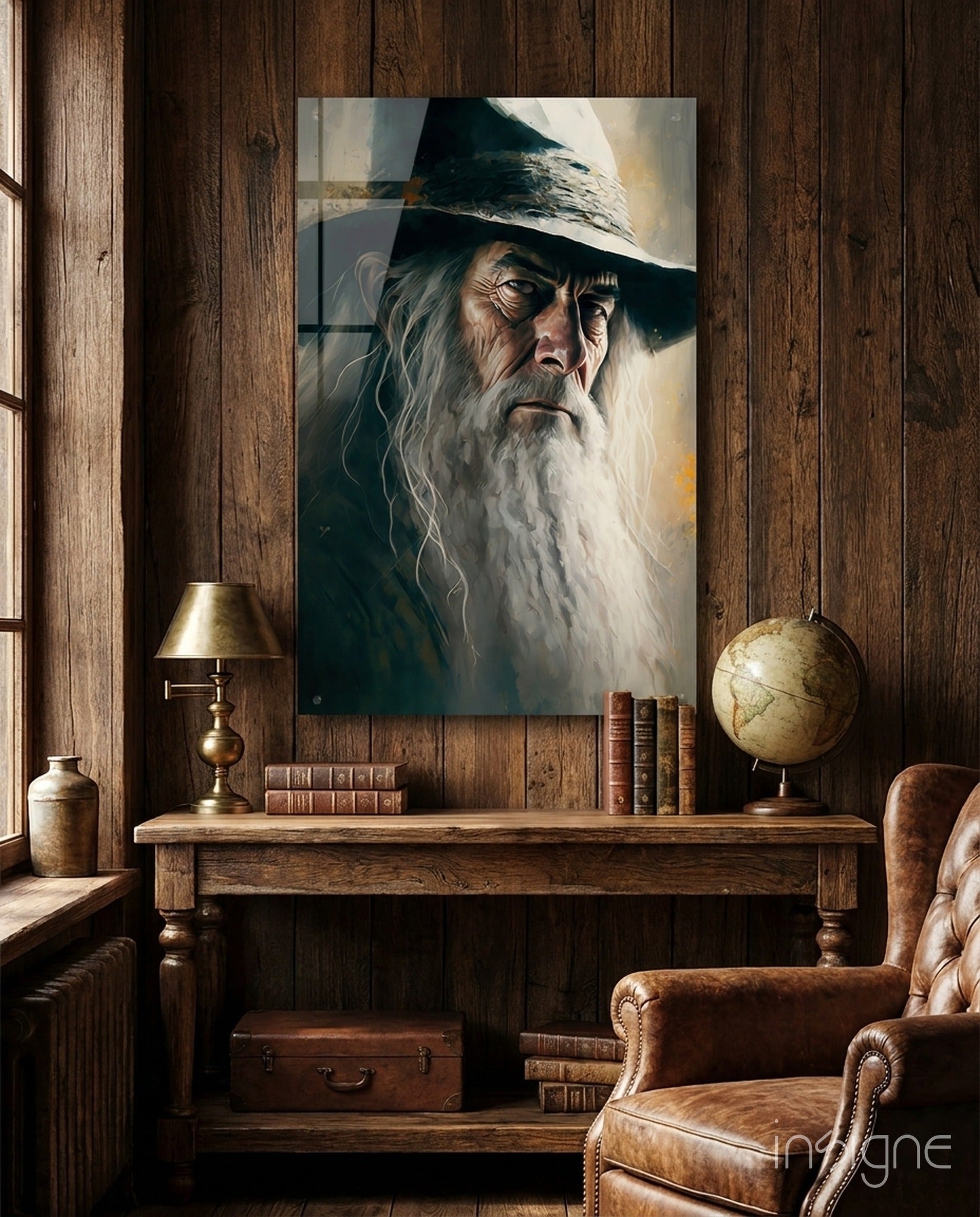 Gandalf Glass Wall Art  || Designer Collection