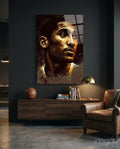 Kobe Bryant Glass Wall Art  || Designer Collection