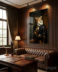 Gentleman Glass Wall Art|| Designer's Collection