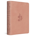 ESV Women's Study Bible (Trutone, Blush Rose, Floral Bloom Design) - Imitation Leather