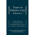 Topics in Palliative Care: Volume 3 - Hardcover