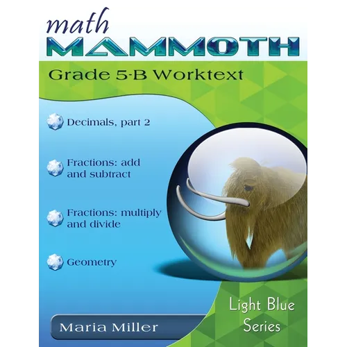 Math Mammoth Grade 5-B Worktext - Paperback