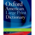 The Oxford American Large Print Dictionary - Hardcover