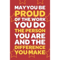 May You Be Proud Of The Work You Do The Person You Are And The Difference You Make: Employee Appreciation Gift for Your Employees, Coworkers, or Boss - Paperback