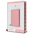 Biblia Rvr 1960 Letra Grande Tamaño Manual, Piel Rosada Con Ã-Ndice / Spanish Bible Rvr 1960 Handy Size Large Print Leathersoft Pink with Index - Bonded Leather