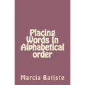 Placing Words In Alphabetical order - Paperback