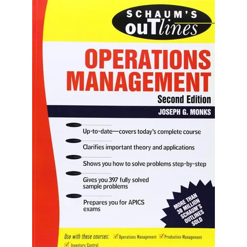 Schaum's Outline of Operations Management - Paperback