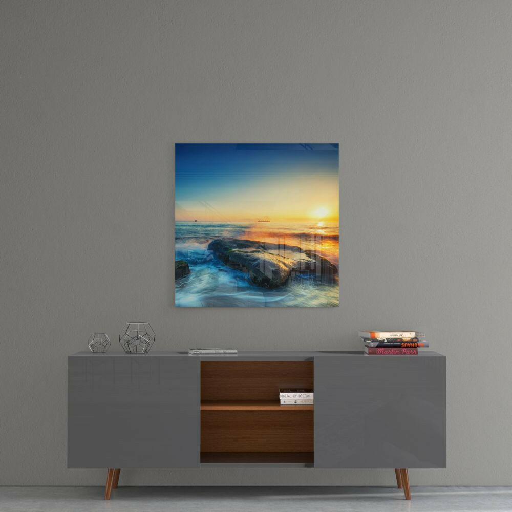 Sunset Glass Wall Art