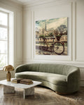 Bicycle Glass Wall Art