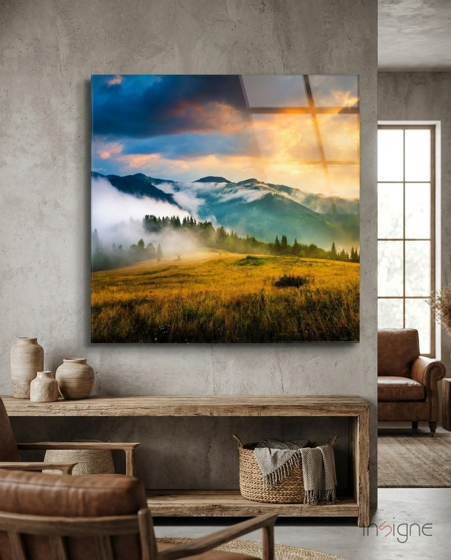 Valley Glass Wall Art