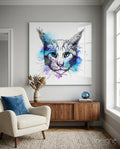 Cat Glass Wall Art