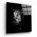 Leopard Glass Wall Art