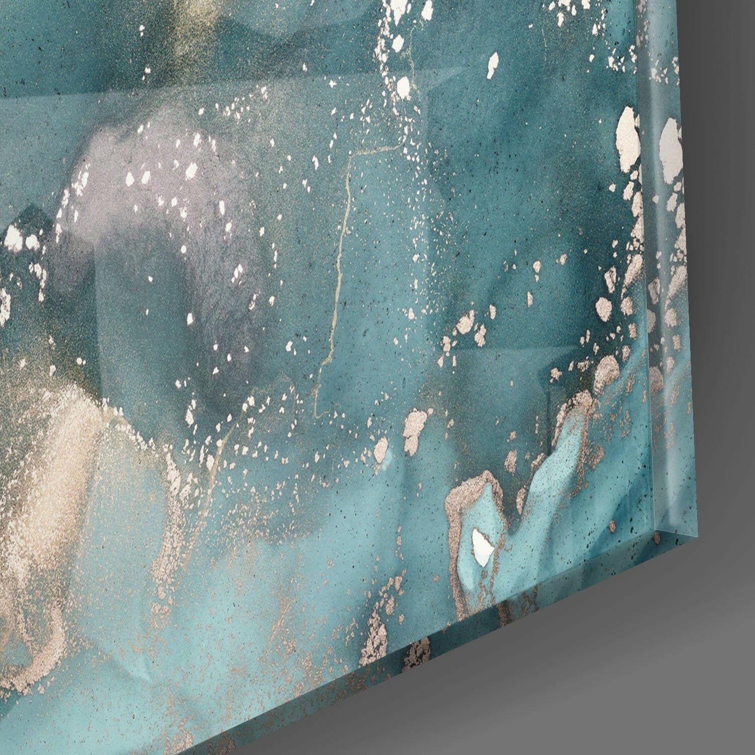 Abstract Glass Wall Art