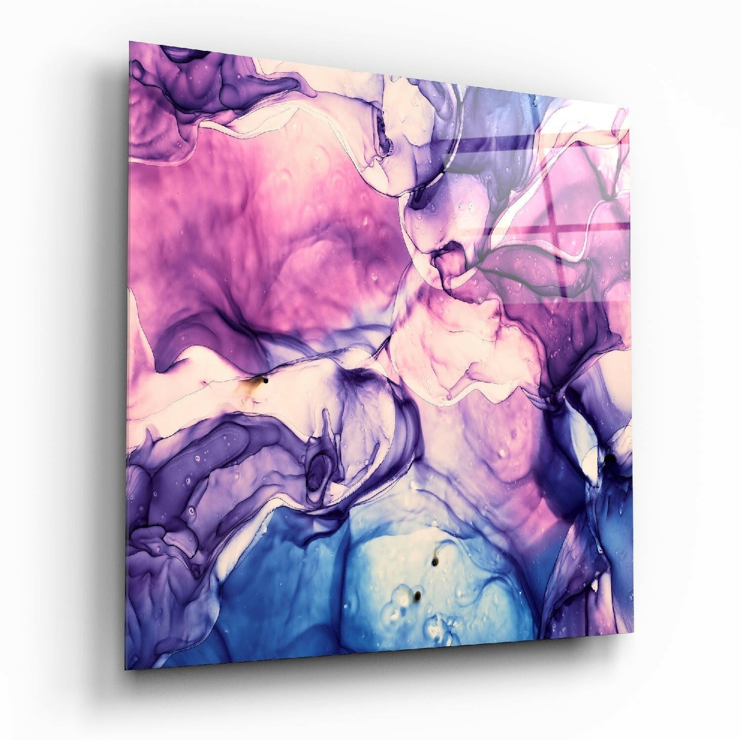 Colored Marble Glass Wall Art