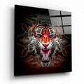The Punishment Of The Lion Glass Wall Art