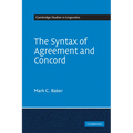 The Syntax of Agreement and Concord - Paperback